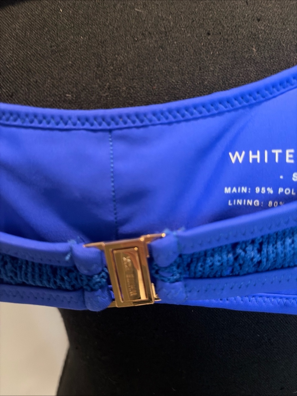 White Fox Swim Bikini Cobolt Bathing suit Blue Two Piece - Picture 7 of 15